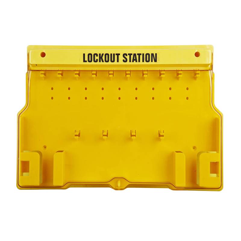 Station de consignation Yetolock pour la sécurité industrielle, gamme complète de kits et stations de cadenas.