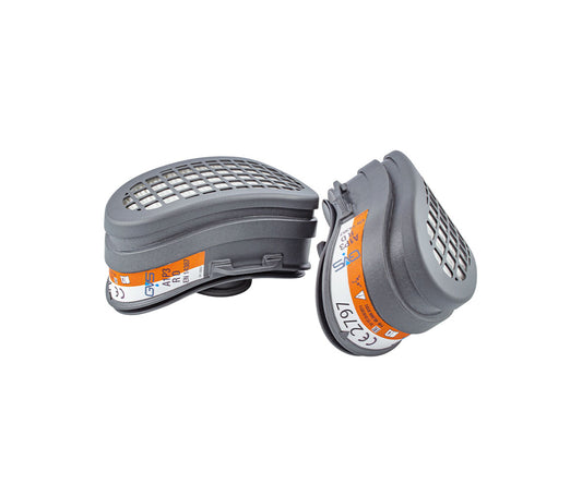 SPR341 Pair of A1P3 Replacement Filters for Dust and Organic Vapour