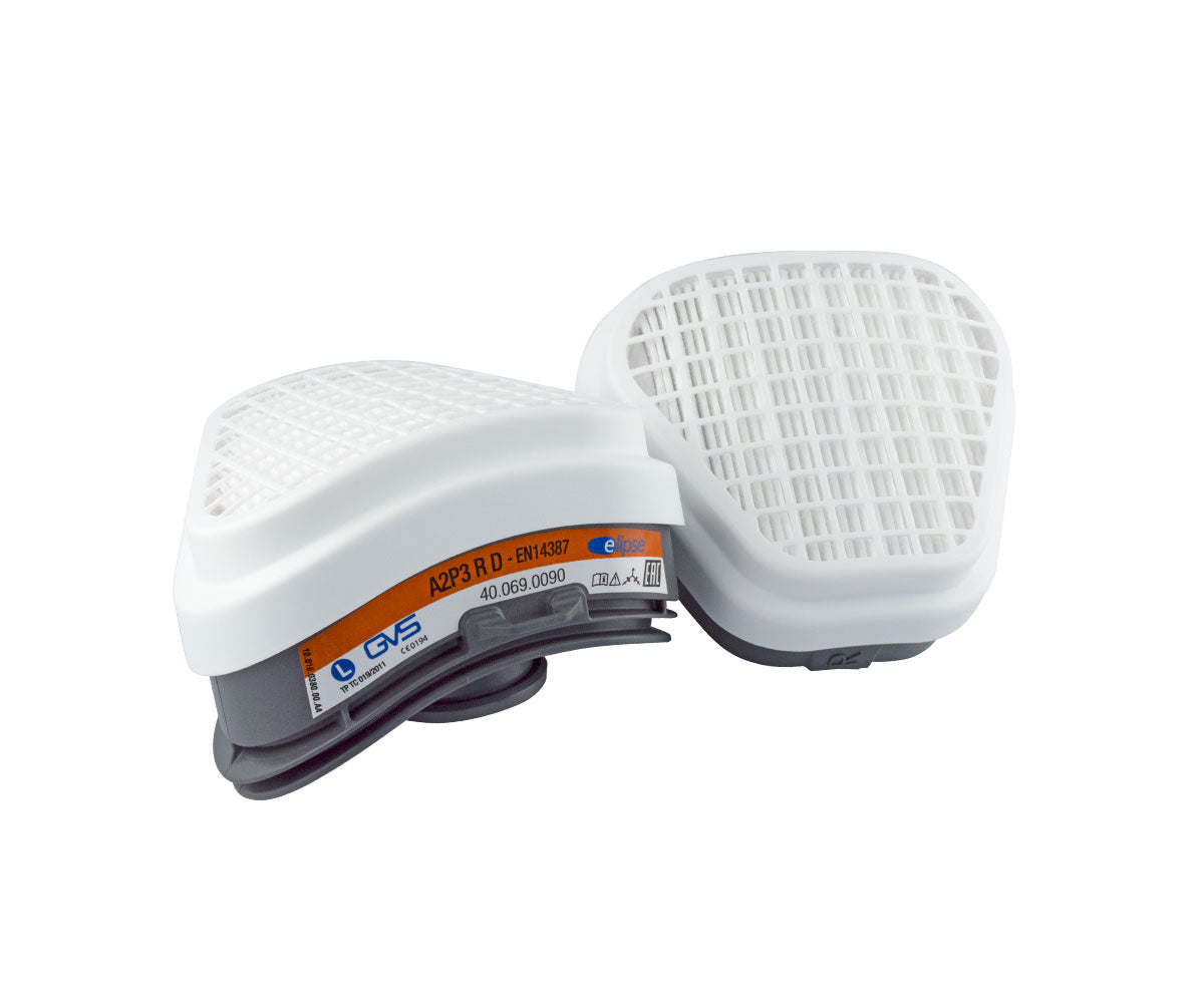 SPR497 Pair of A2P3 Filters for Organic Gases, Vapours and Dust