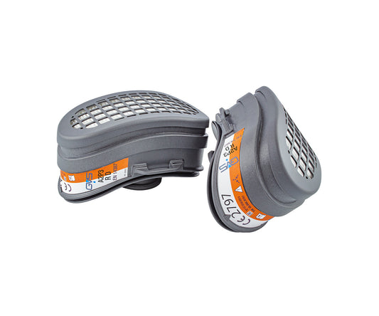 SPR670 Pair of A2P3 Replacement Filters for Dust and Organic Vapour