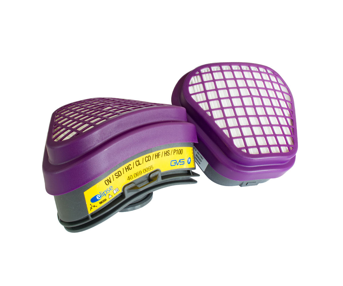 SPR474 Pair of OV/AG/P100 Replacement Filters