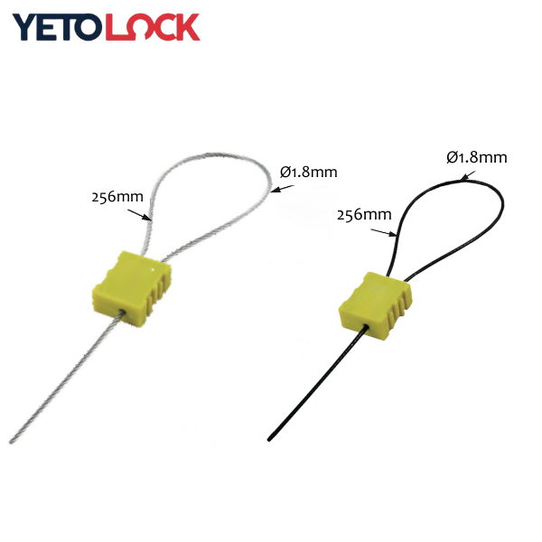 Cable de Consignation 1.8mm 256mm Acier et Nylon