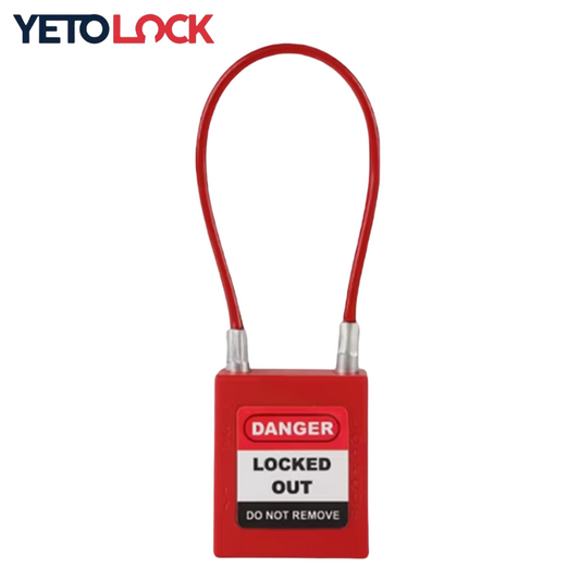 Cadenas de Consignation 76mm Anse Câble Gaine 3.2mm