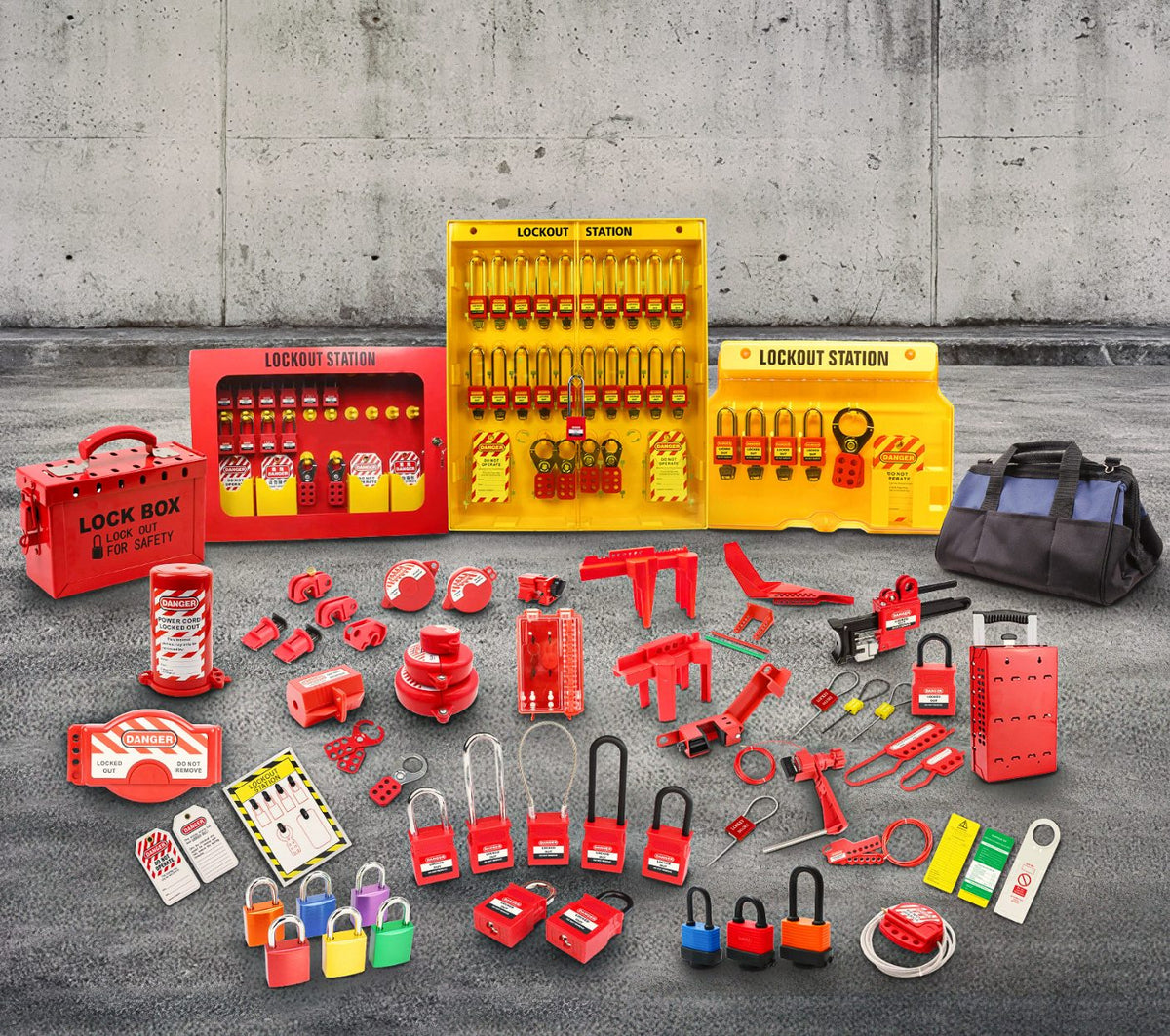 Kit de consignation industriel - Gamme complète pour la sécurité Maroc ...