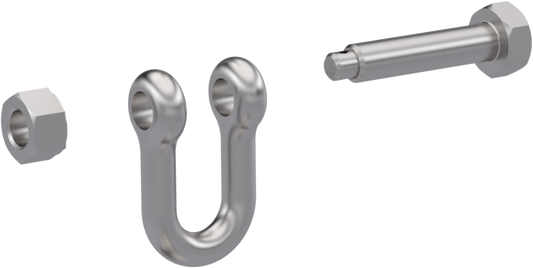 SHACKLE WITH SAFTY LOCK 10 mm