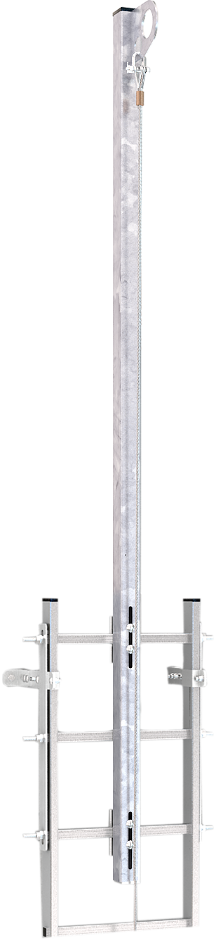 CLAW LINE TOP POST ALUMINUM LADDER
