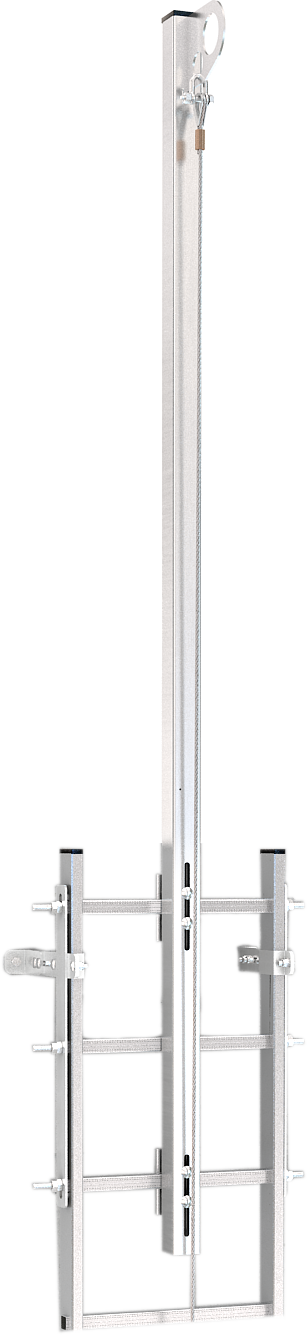 CLAW LINE TOP POST ALUMINUM LADDER