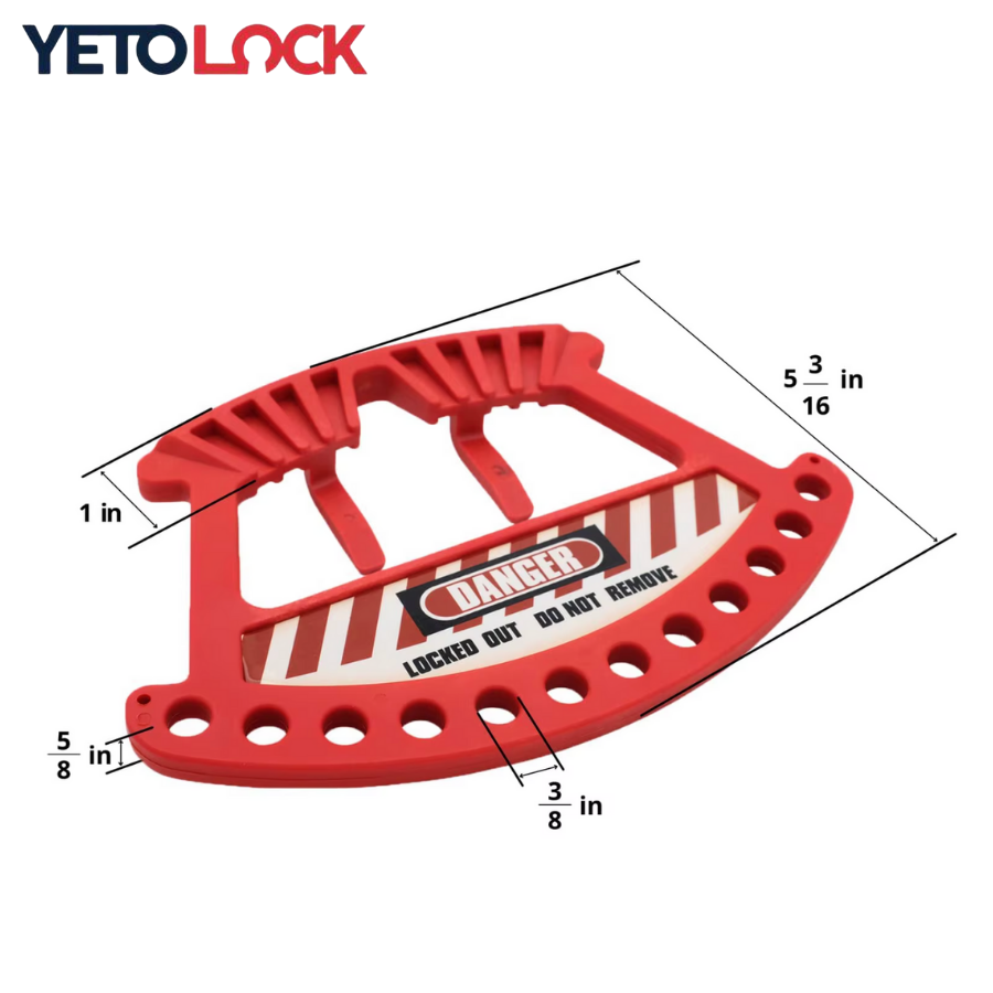 Station de Cadenas en Plastique 12 Verrous